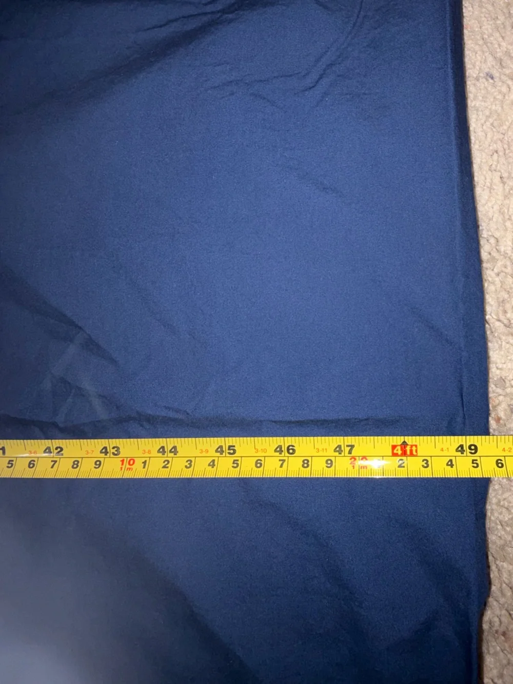 Like new Lauren Ralph Lauren KING 4Pc  Sheet Set Navy blue
